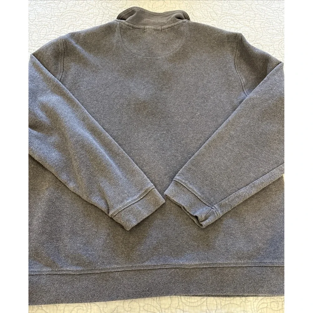 Tommy Bahama Sweater Mens XL Long Sleeve 1/4 Zip Casual Golf Relaxed Fit Blue